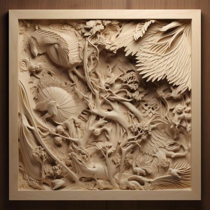 نموذج ثلاثي الأبعاد لآلة CNC 3D Art 